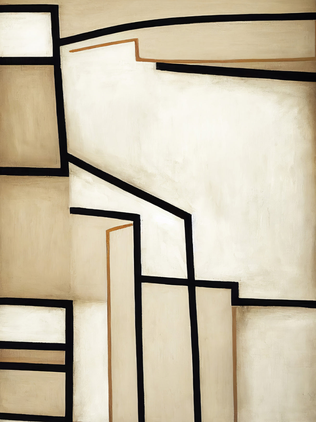 Geometric Abstract Poster och Canvastavla