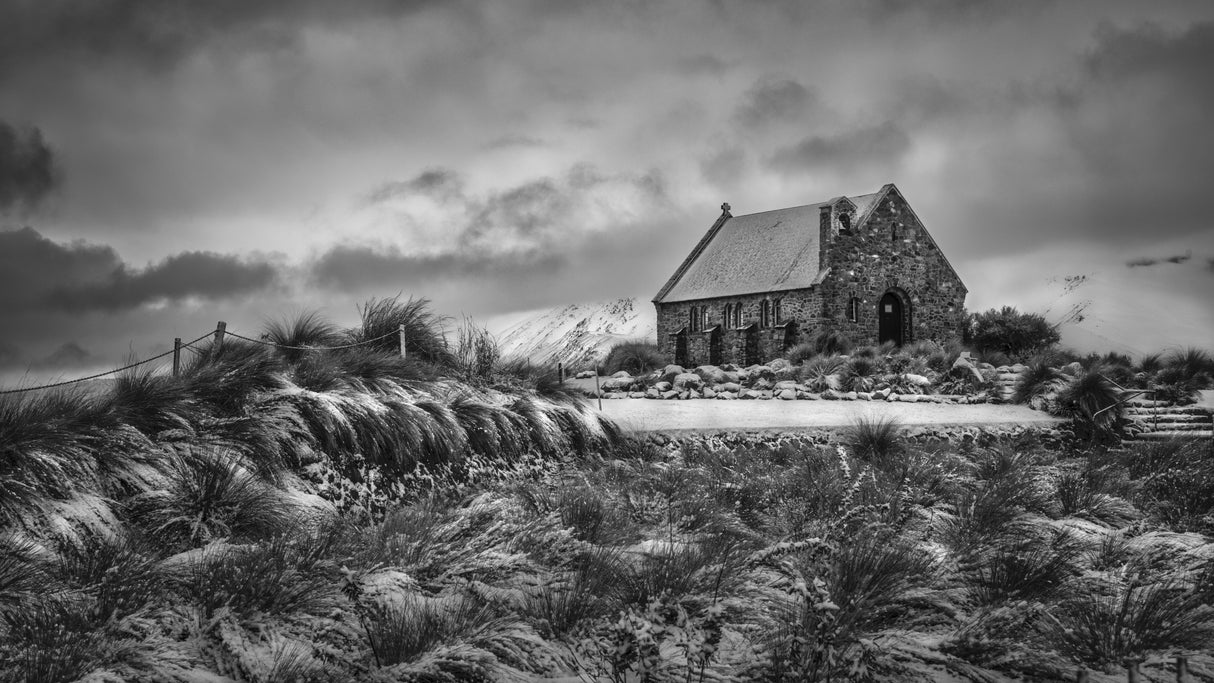 Winter at Tekapo Poster och Canvastavla