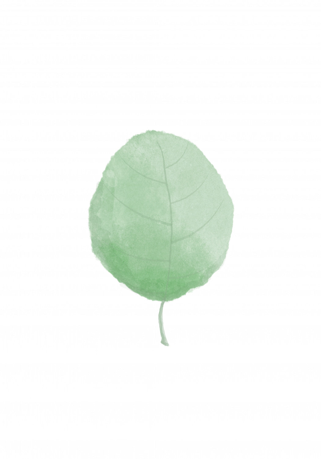 Single Leaf Poster och Canvastavla