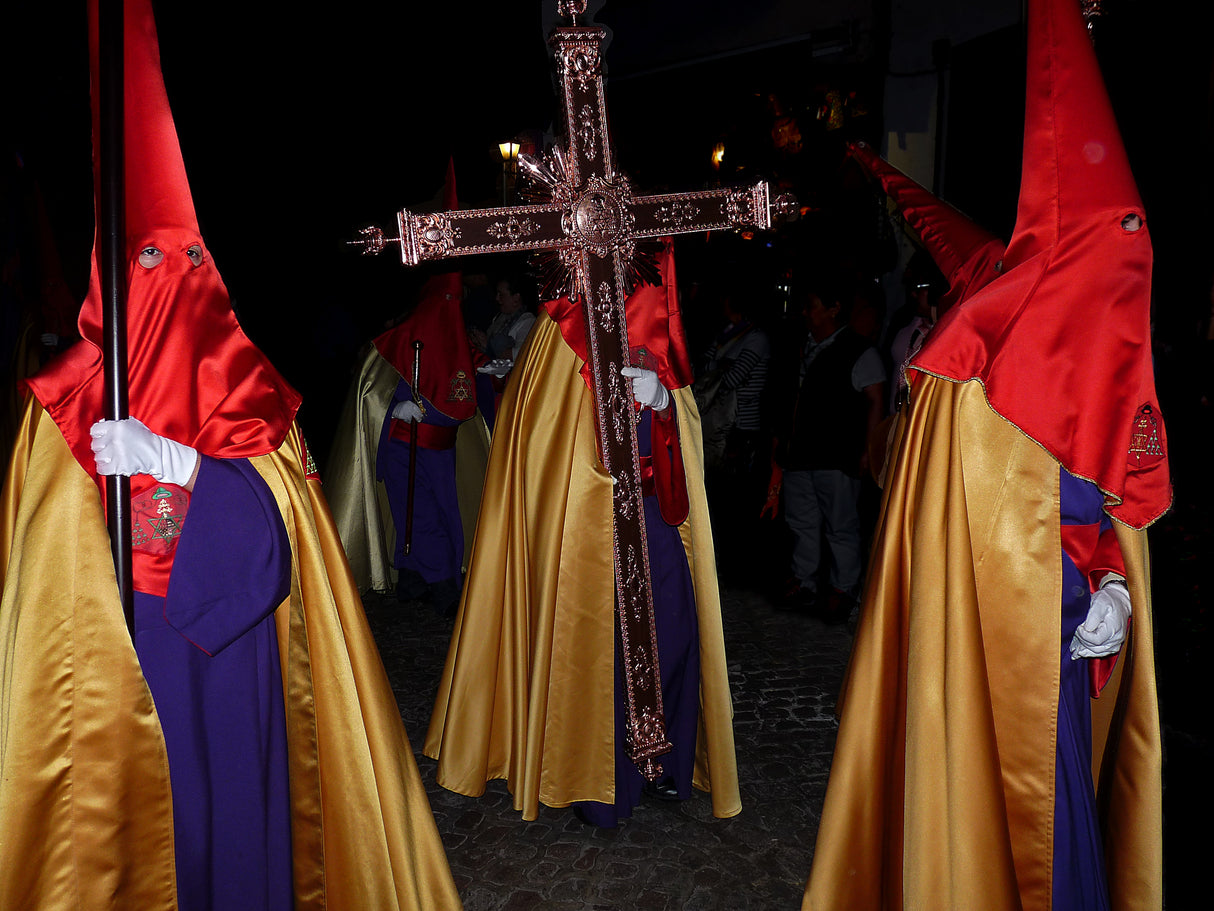Holy Week Procession in Granada Poster och Canvastavla