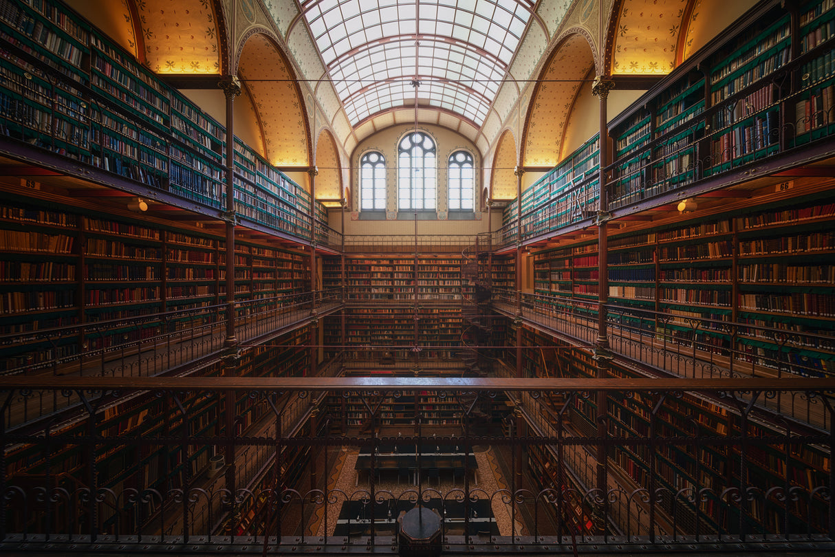 Rijksmuseum library I Poster och Canvastavla