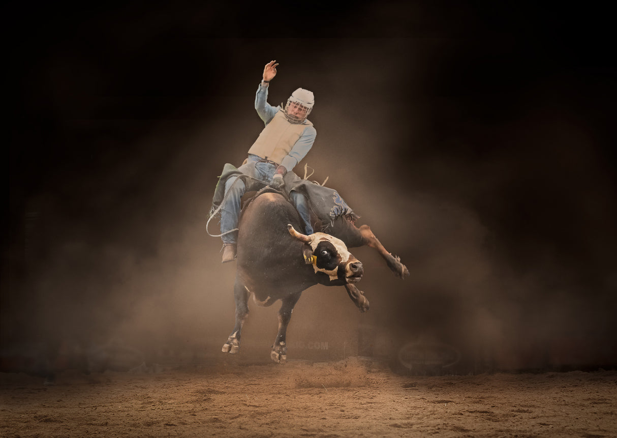 Bull Riding #4 Poster och Canvastavla