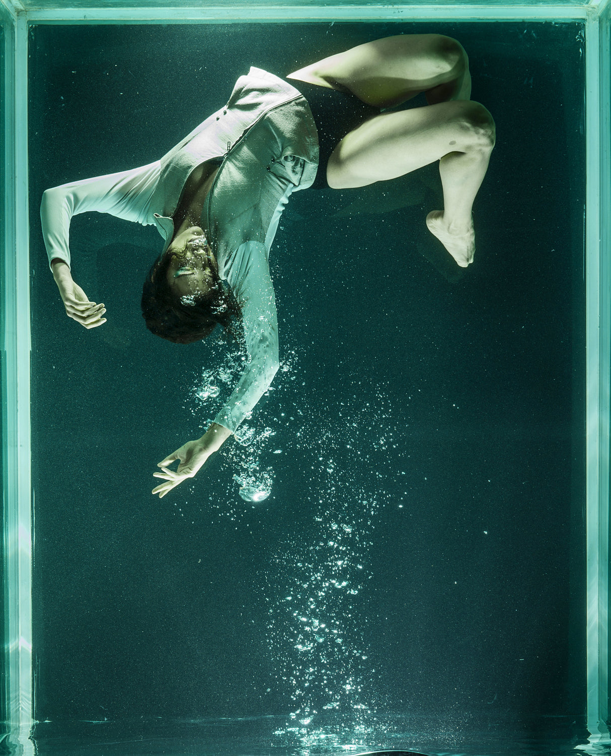 underwater artistic portrait shooting Poster och Canvastavla