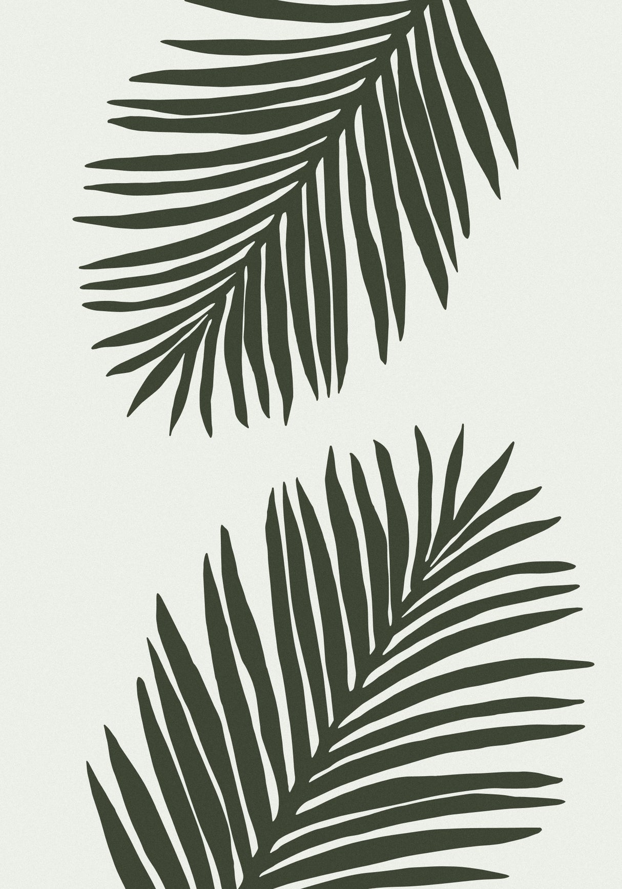 PALM LEAF 04 GREEN Poster och Canvastavla