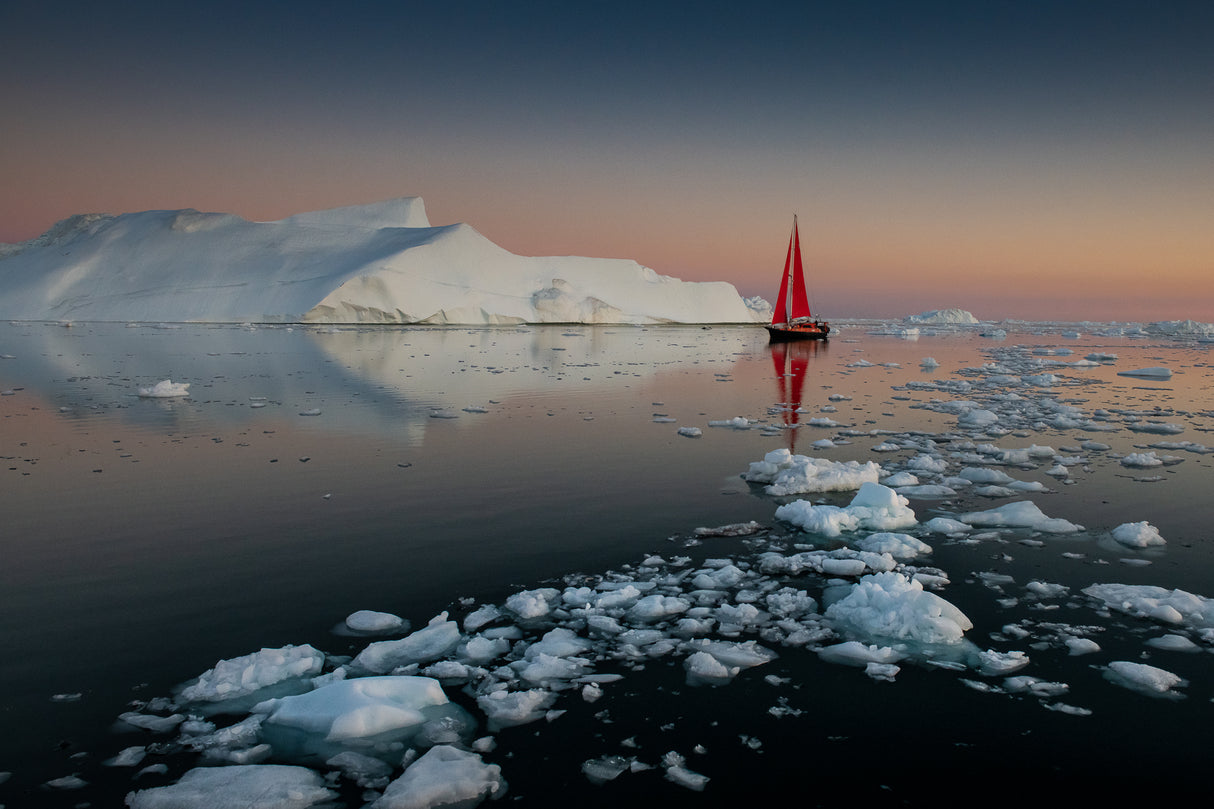 Summer night in Greenland Poster och Canvastavla