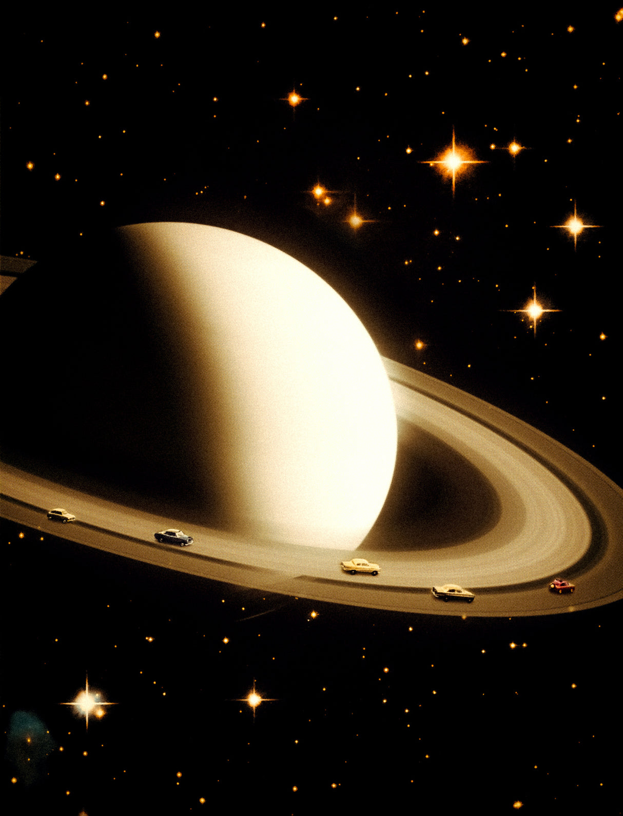 Saturn Riders II Poster och Canvastavla