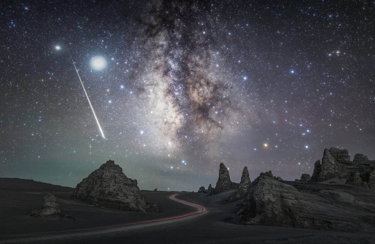 Perseids Meteor Poster och Canvastavla