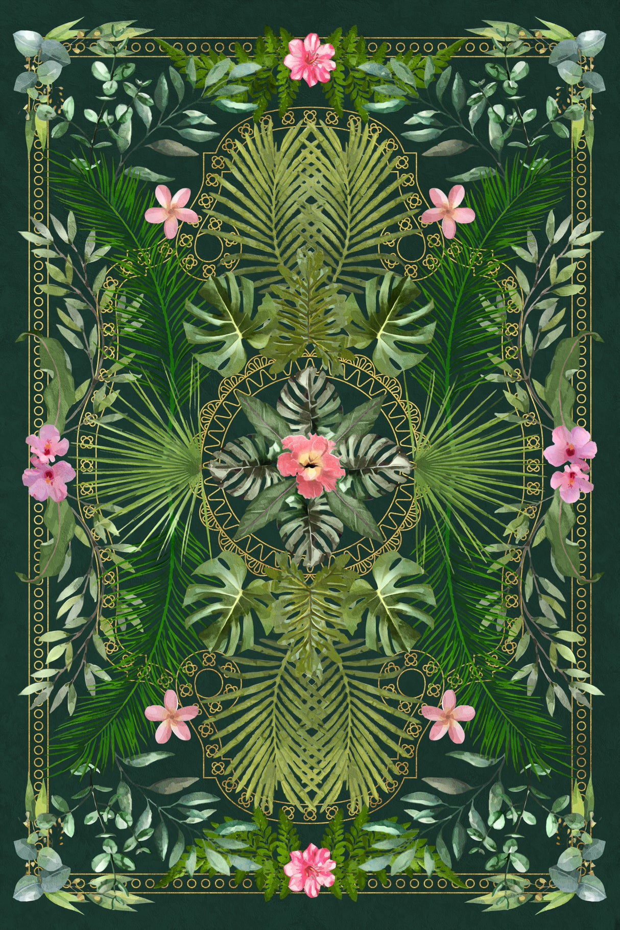 Tropical Foliage 15 Poster och Canvastavla