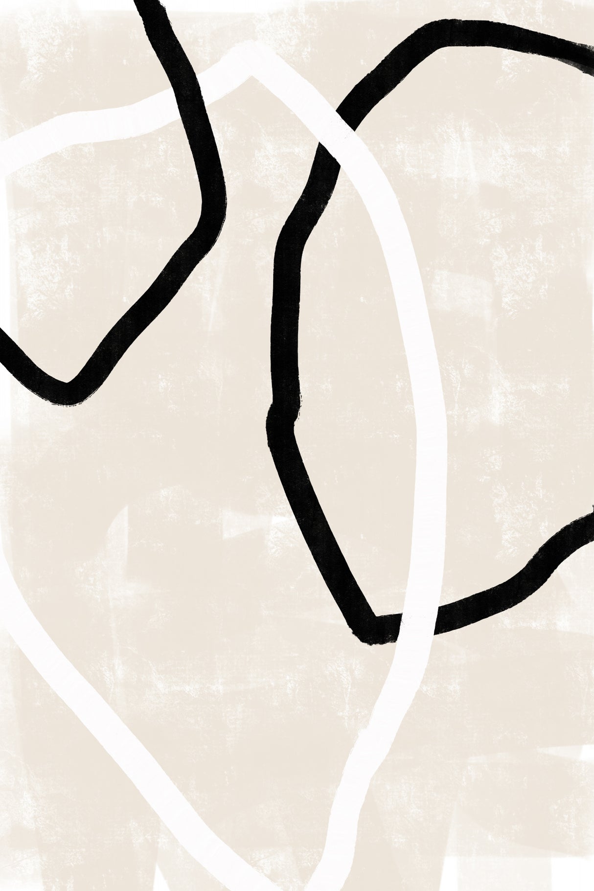 Abstracto Trio Poster och Canvastavla