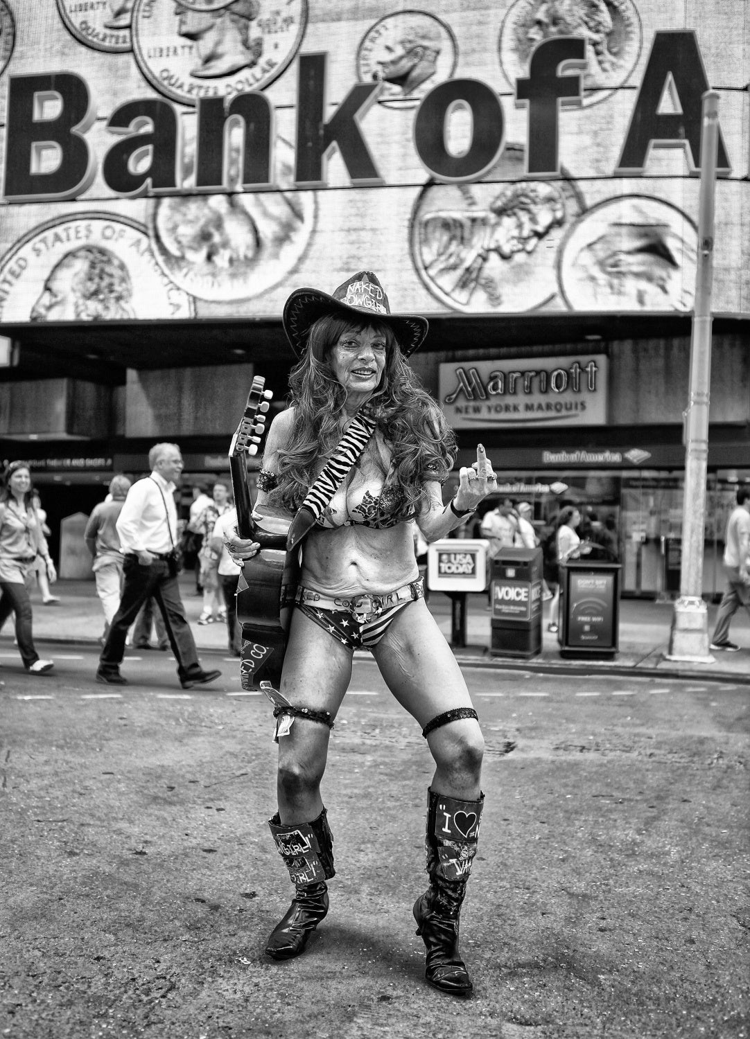 Naked Cowgirl Poster och Canvastavla