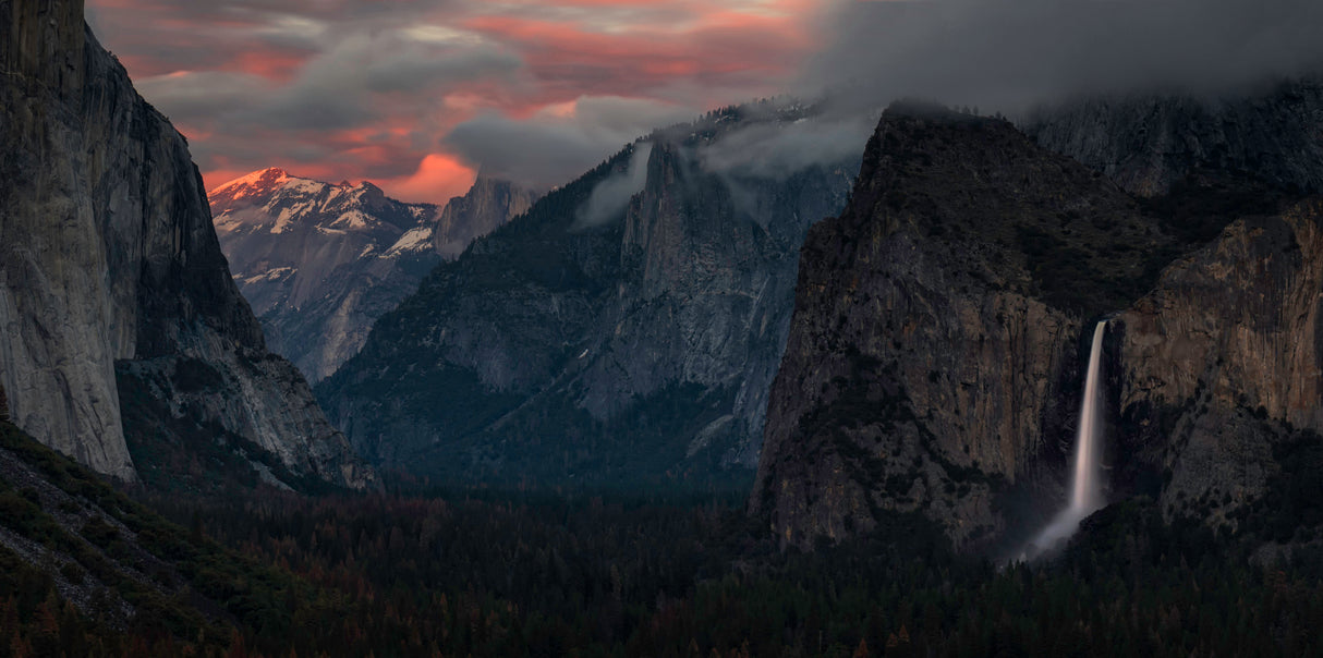 Yosemite Sunset Poster och Canvastavla