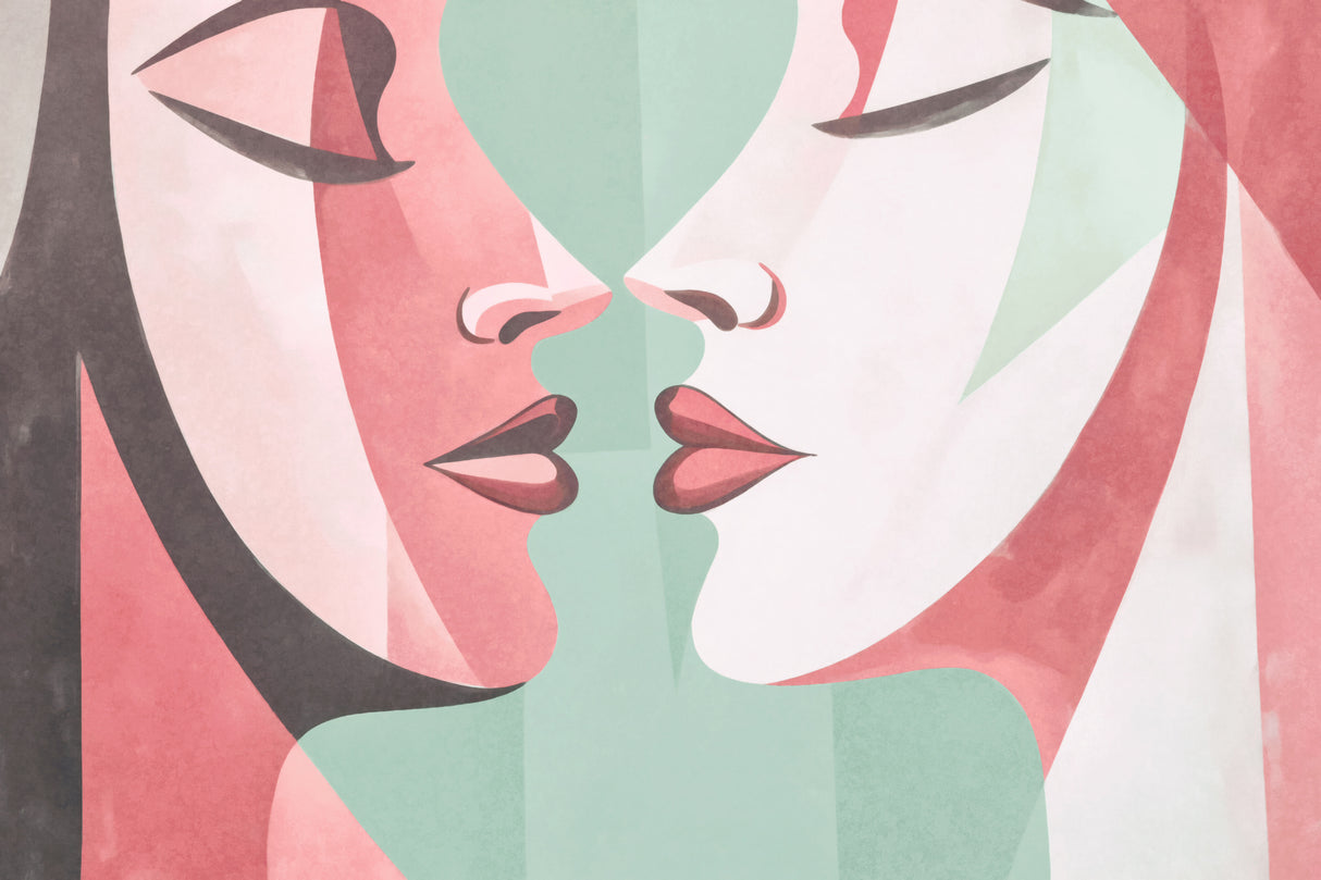 Abstract Intimacy Poster och Canvastavla
