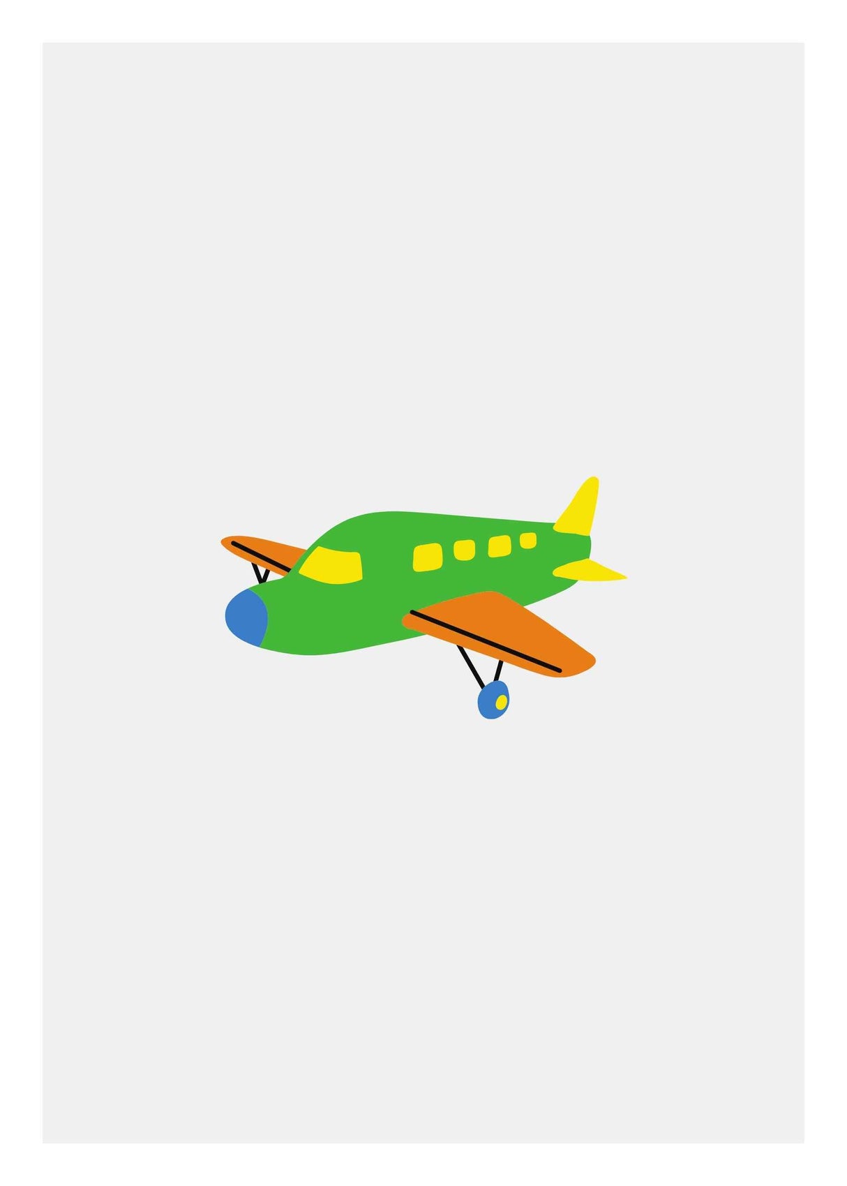 Flygplansbarnposter Min barnposter