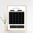 Weekly Family Planner Poster