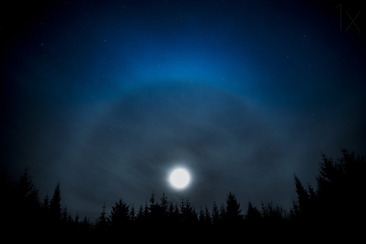 Moon Halo Poster och Canvastavla