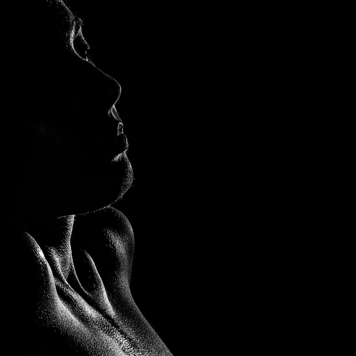 Light in black Poster och Canvastavla