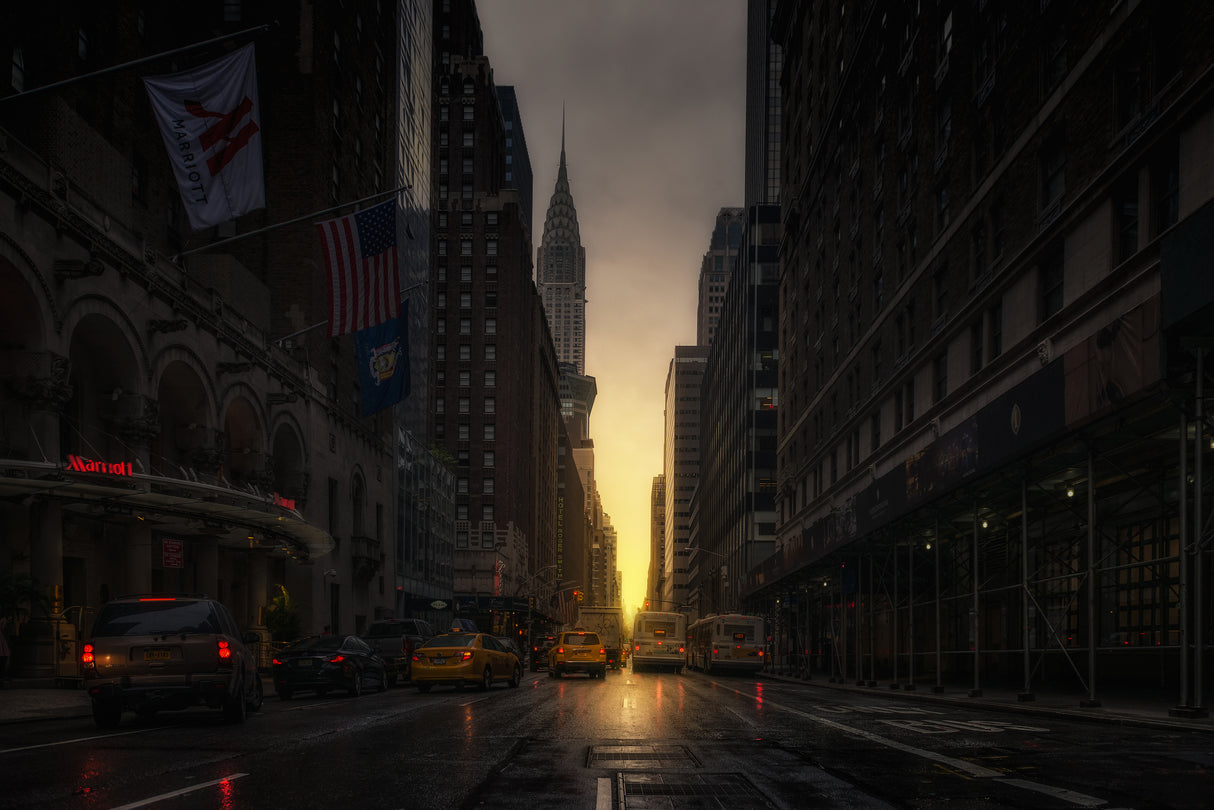 Manhattanhenge Poster och Canvastavla