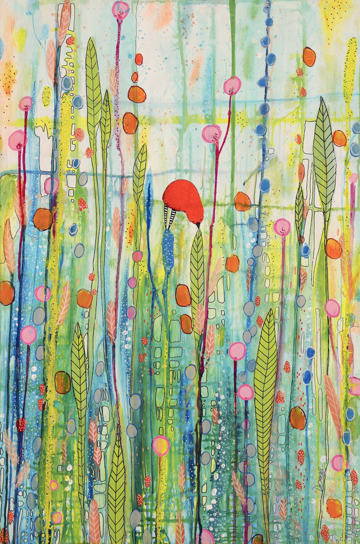 Preparer Son Nid Sylvie Demers Poster och Canvastavla