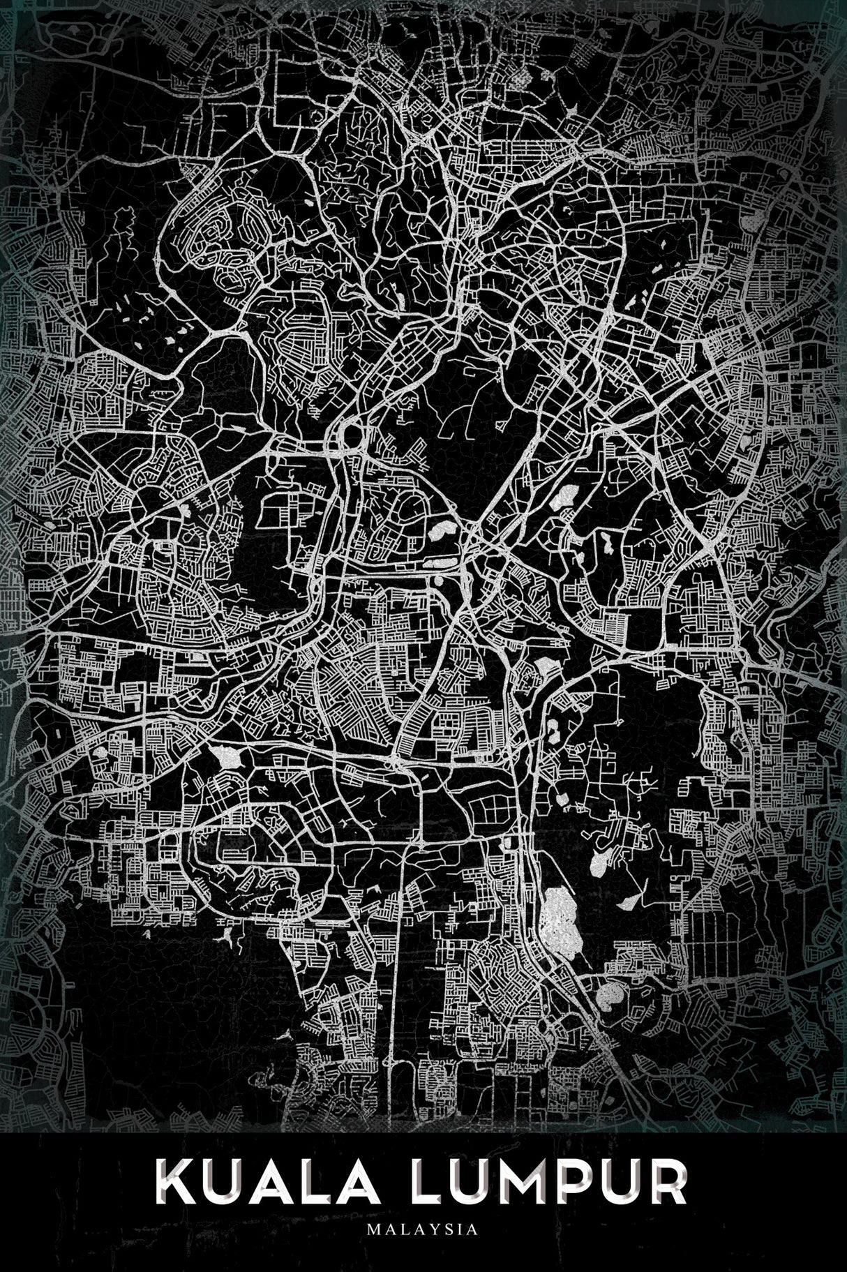 KUALA LUMPUR Poster och Canvastavla