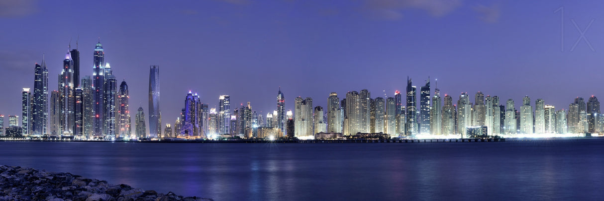 Dubai Panoramic Poster och Canvastavla