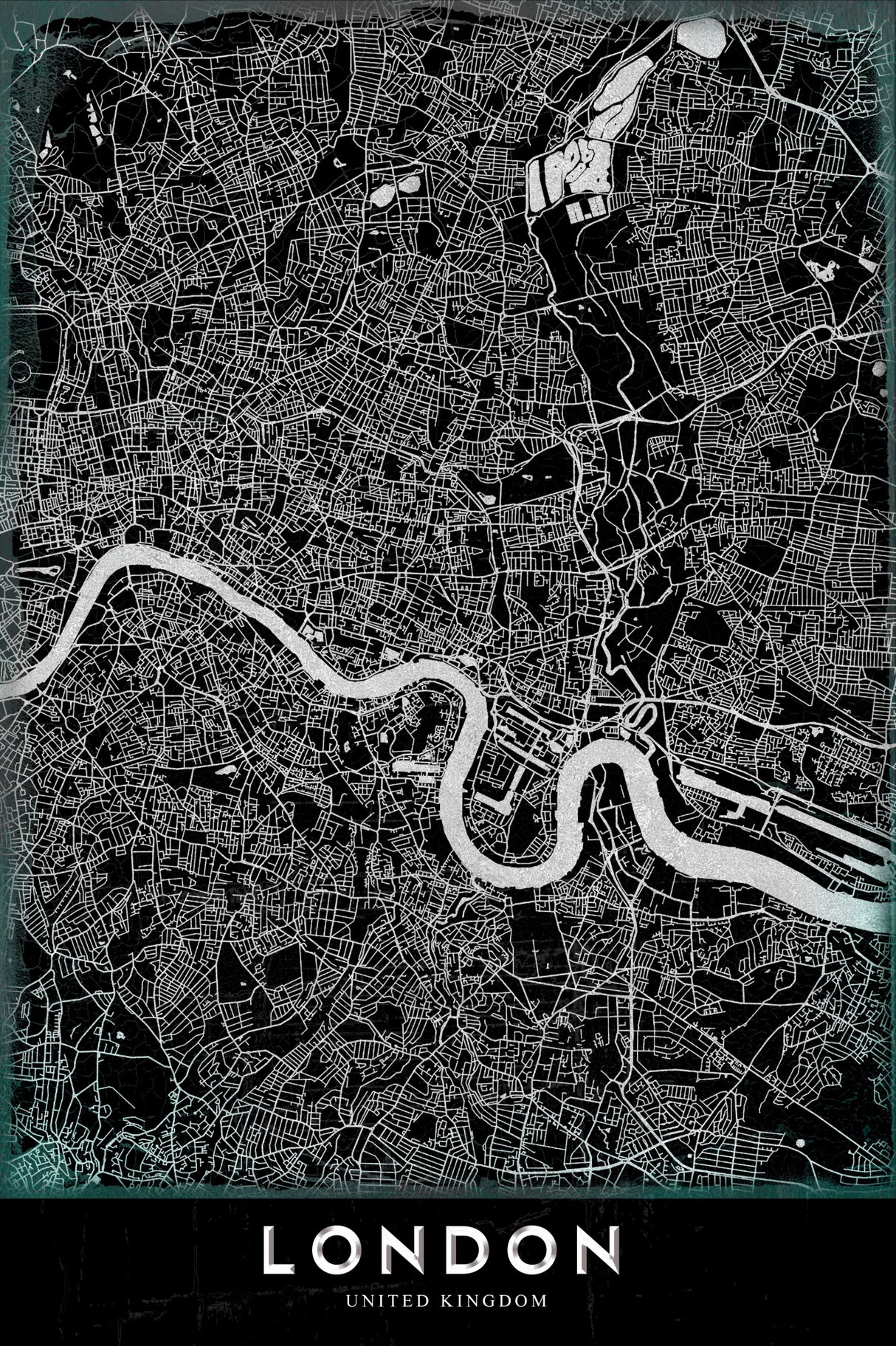 LONDON Poster och Canvastavla