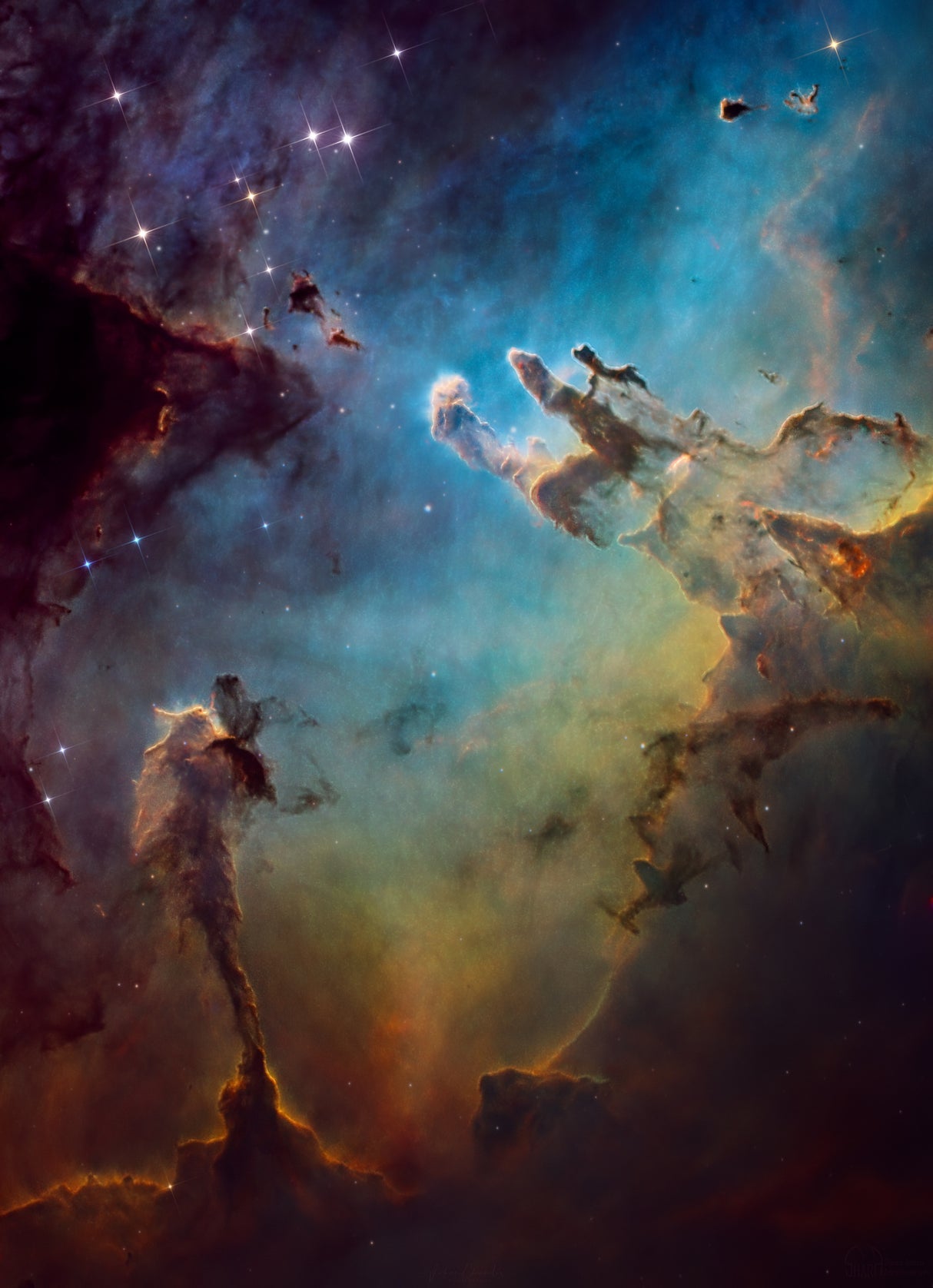 Pillars of Creation Poster och Canvastavla