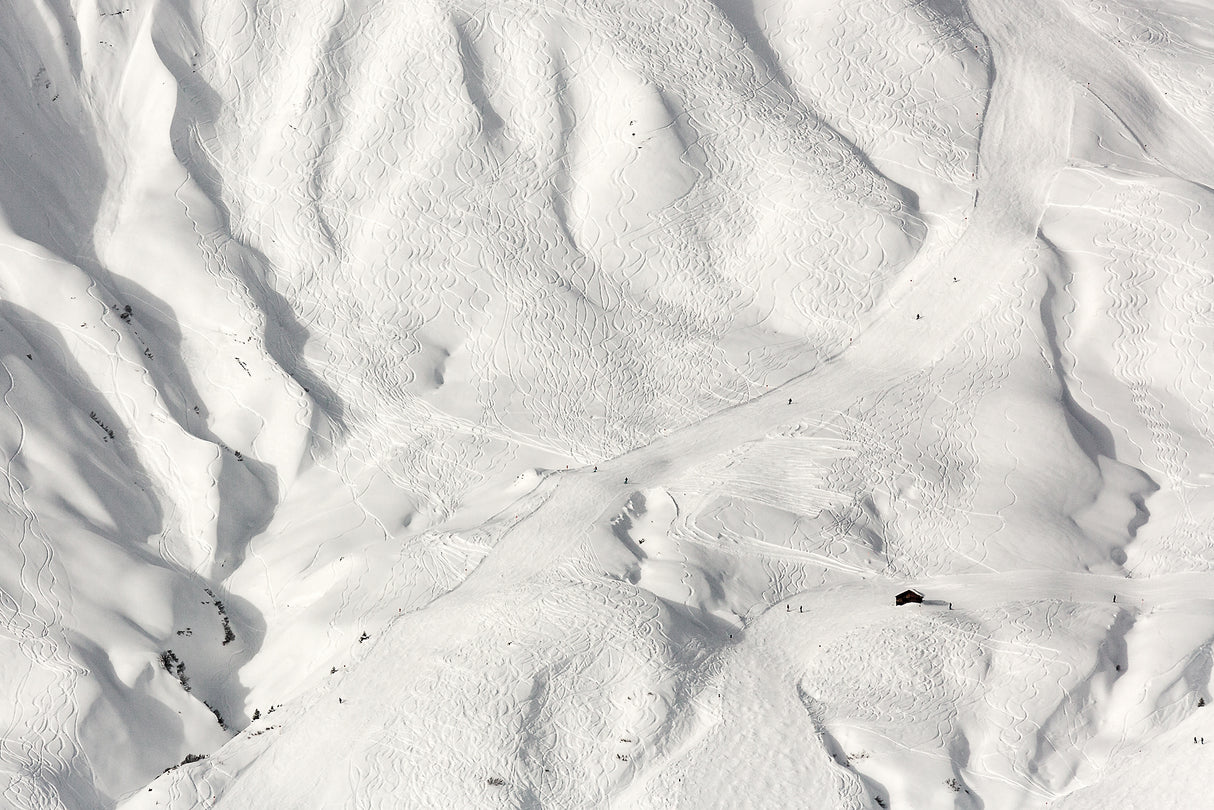ski tracks Poster och Canvastavla