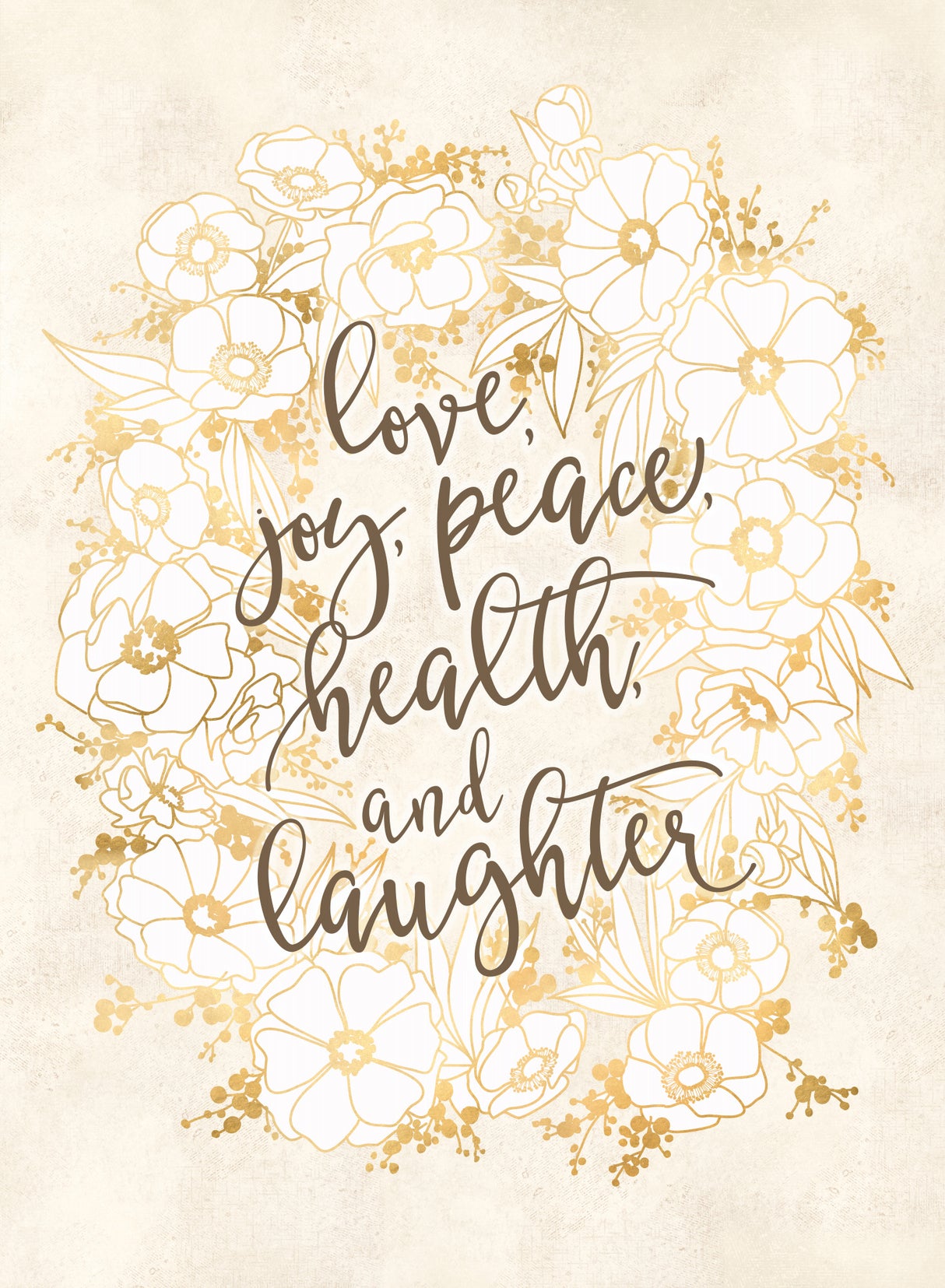Holiday wishes - vintage vanilla Poster och Canvastavla