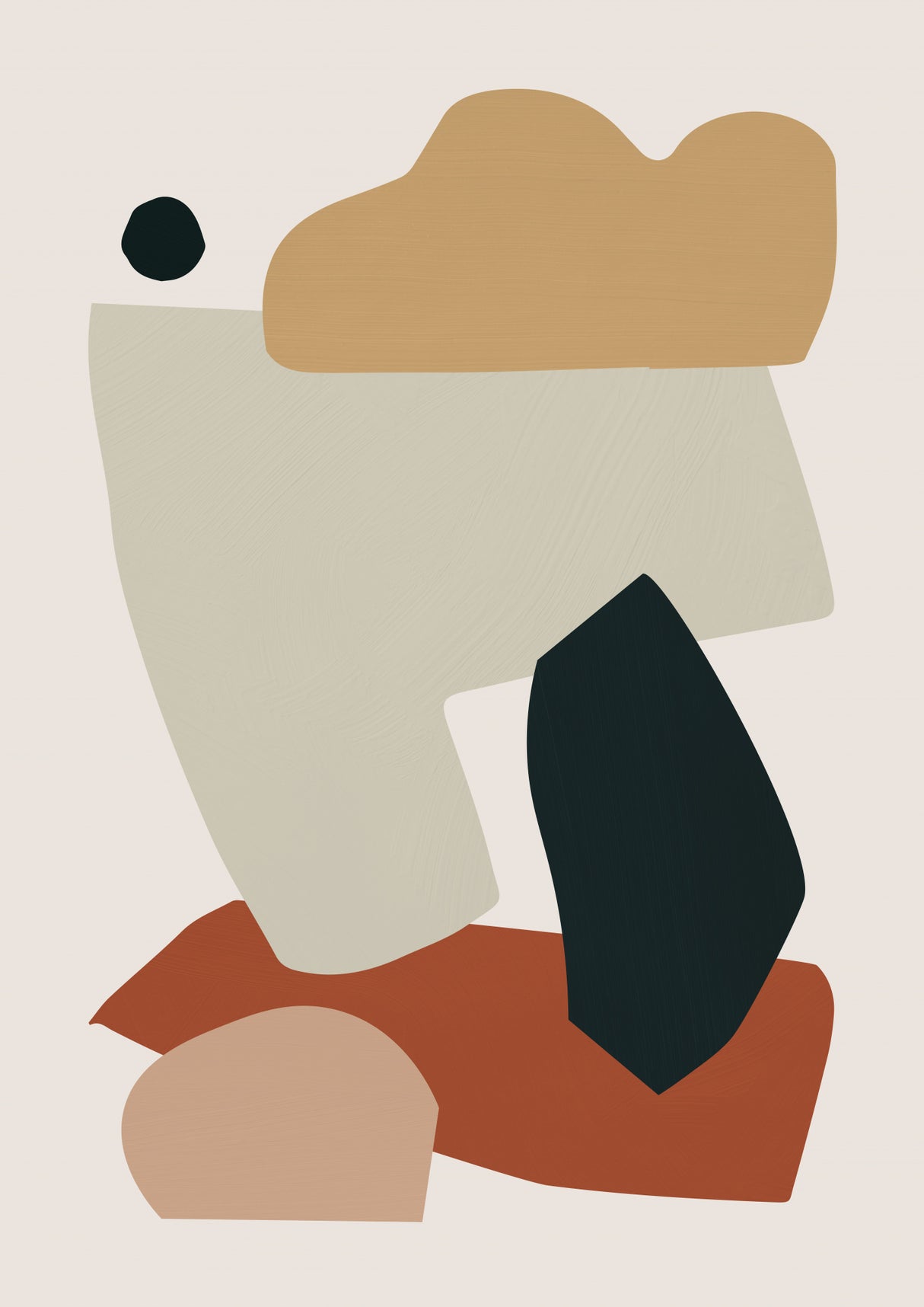 Collage Earth I Poster och Canvastavla