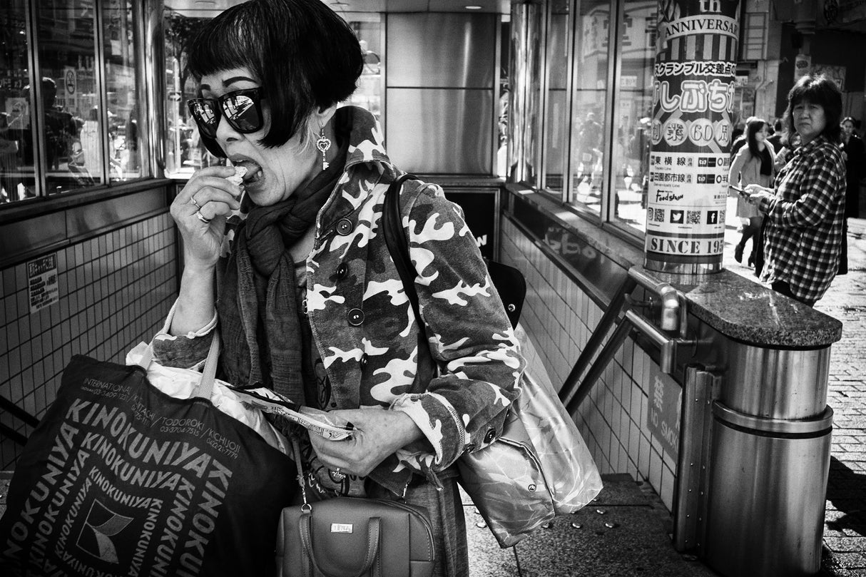 Shibuya Street - TOKYO 2018 Poster och Canvastavla