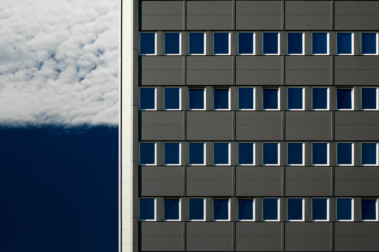 Blue windows Poster och Canvastavla