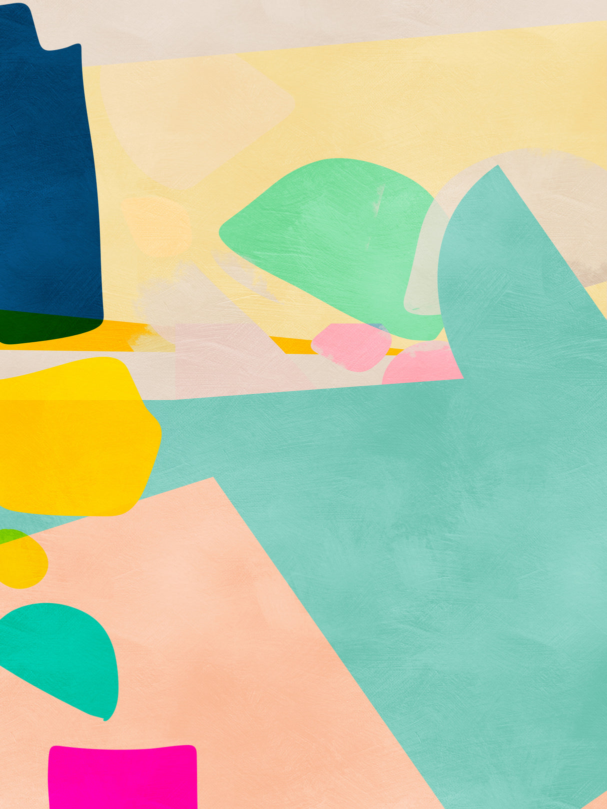 Minimal shapes Poster och Canvastavla