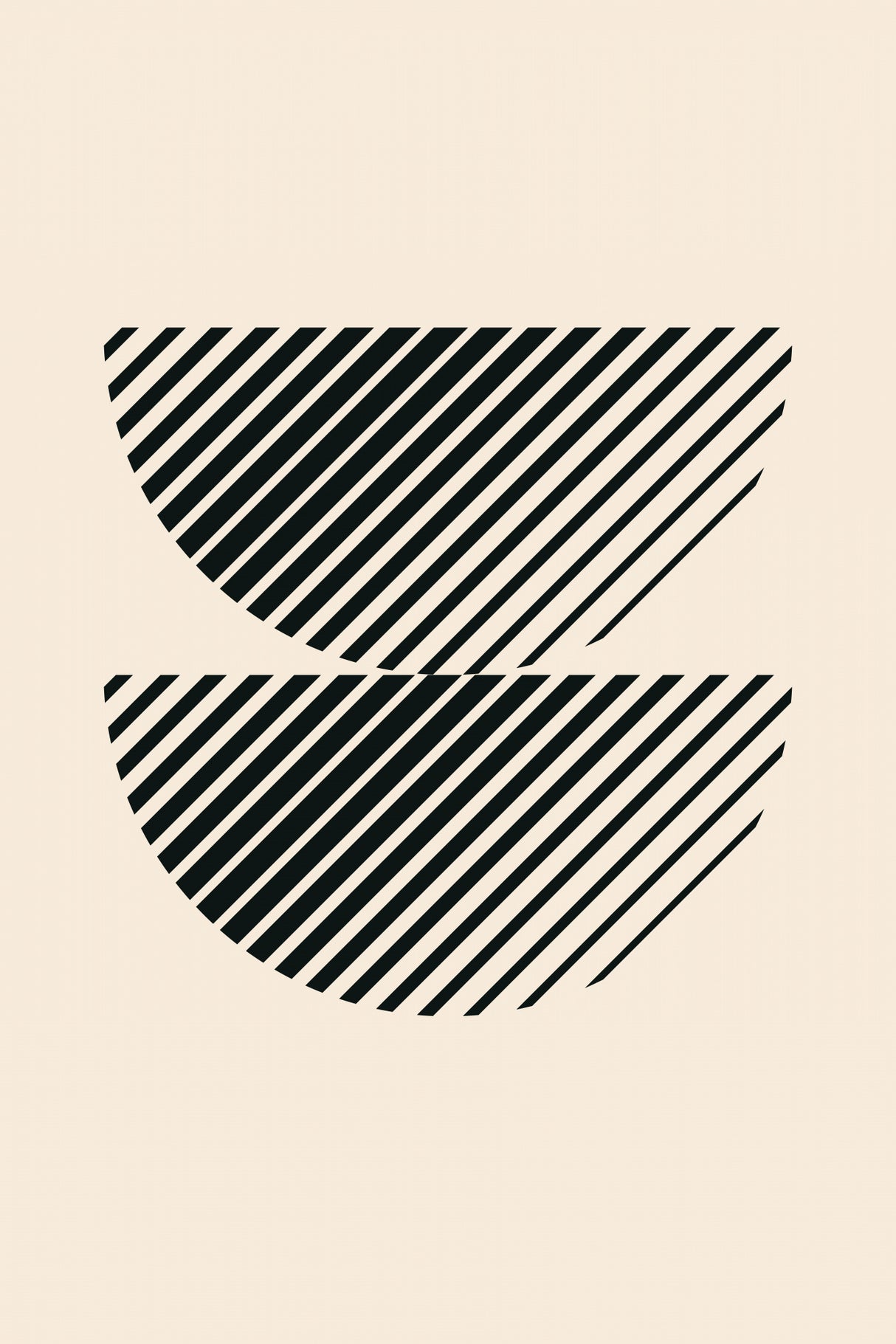 Boho Minimal Shape #1 Poster och Canvastavla