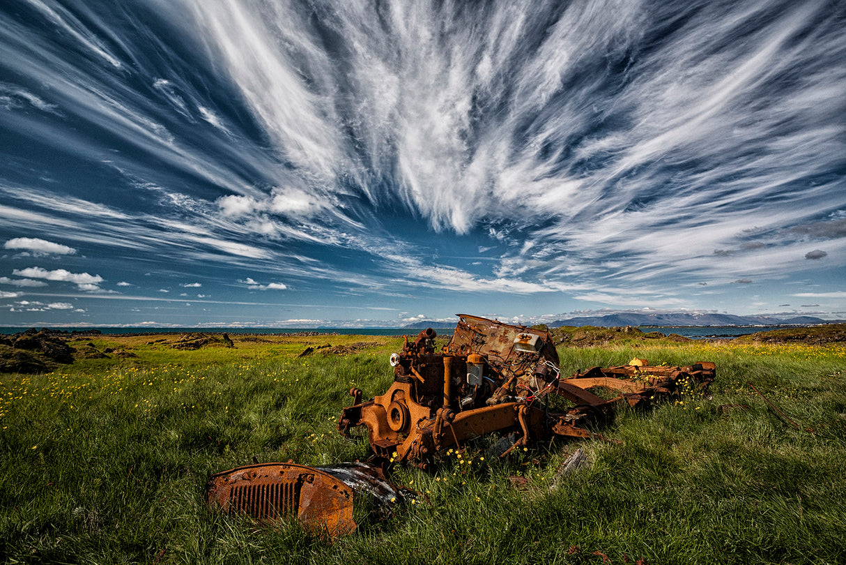 Remains of Vehicle Poster och Canvastavla
