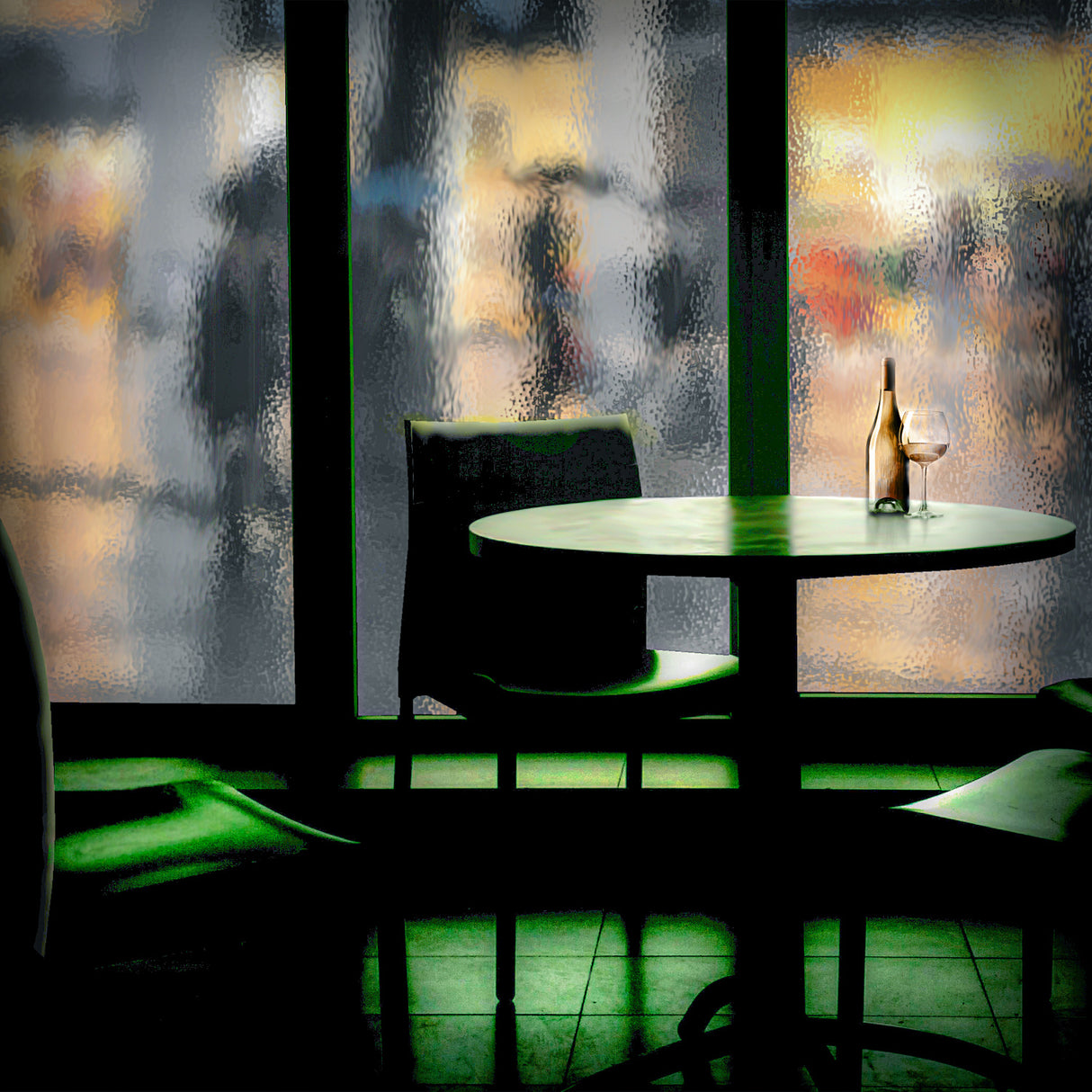 Rainy evening Poster och Canvastavla