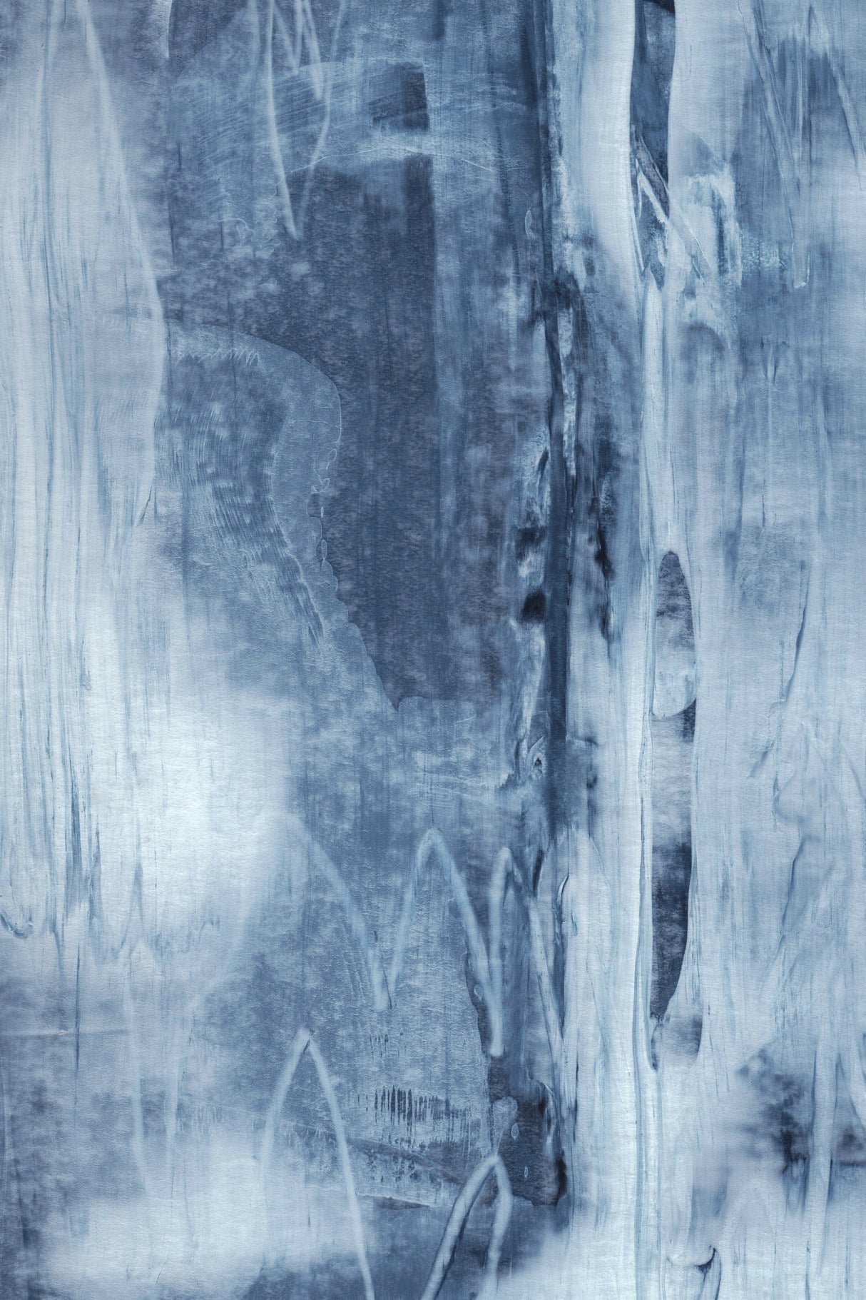 Blue Texture No 6 Poster och Canvastavla