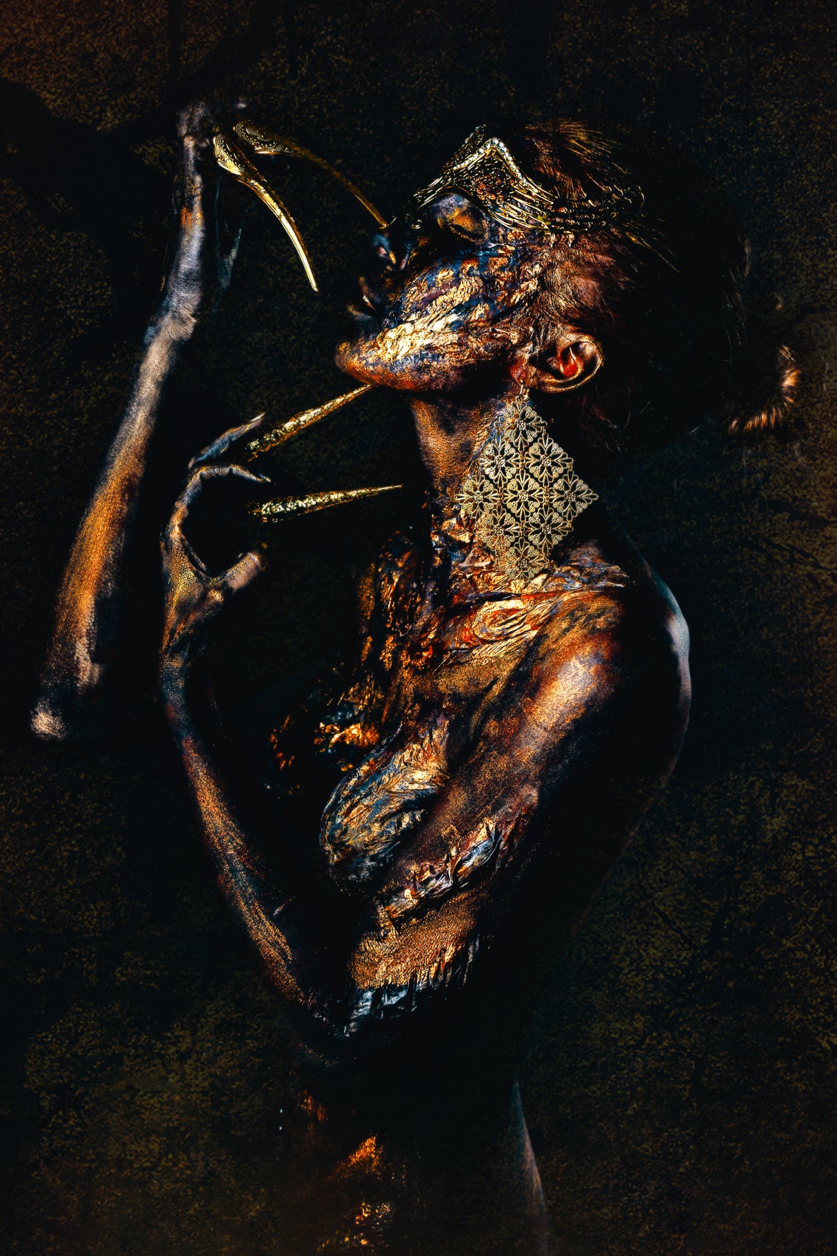 She is a Fire full of rage and chaos Poster och Canvastavla