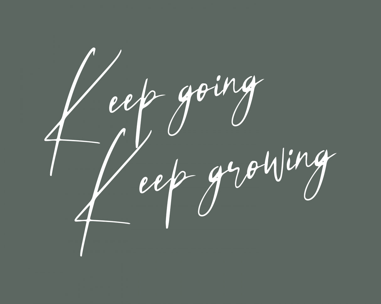 Keep Growing Poster och Canvastavla