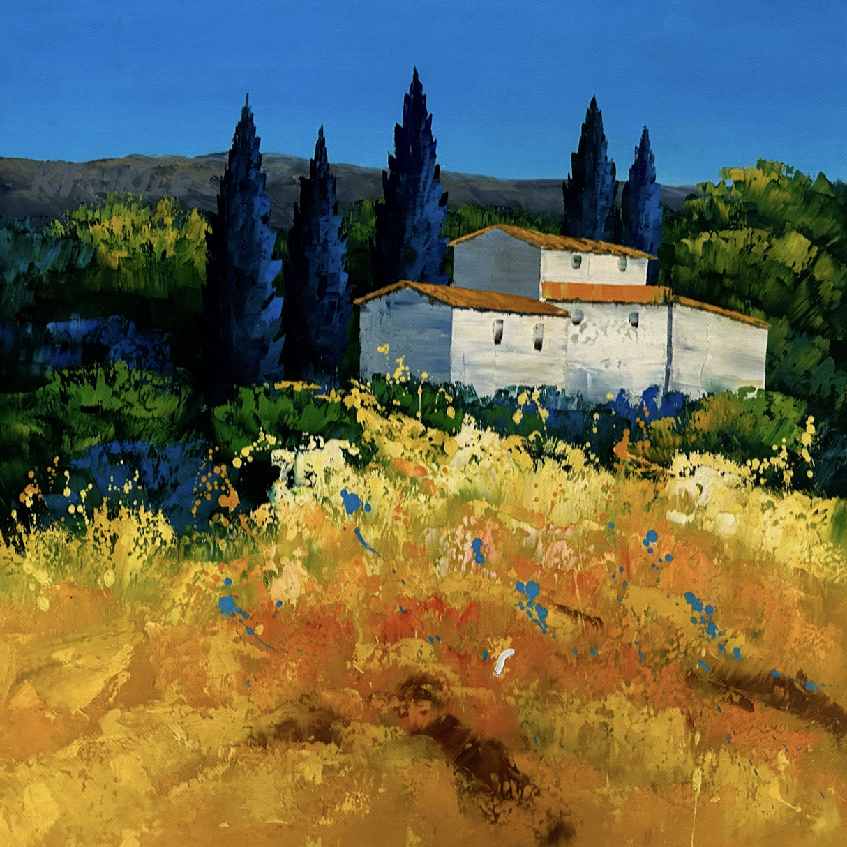 Villa In the Mountains Poster och Canvastavla