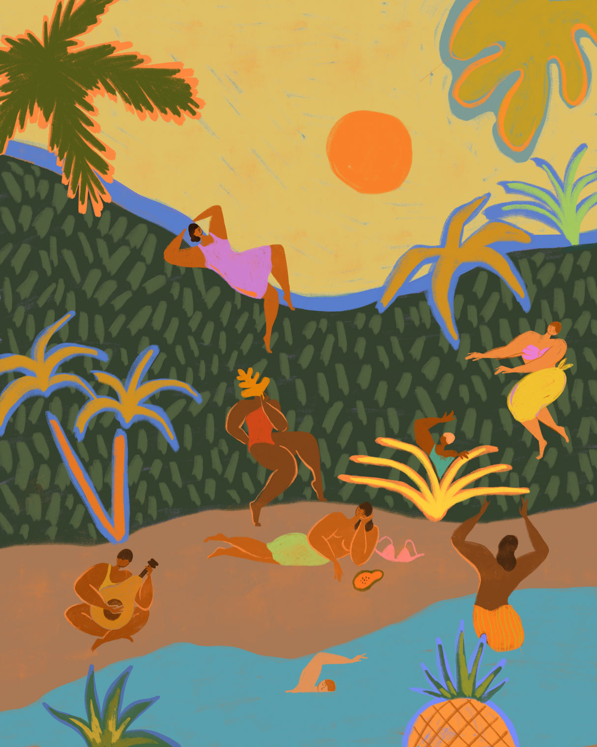 Summer Paradise Poster och Canvastavla