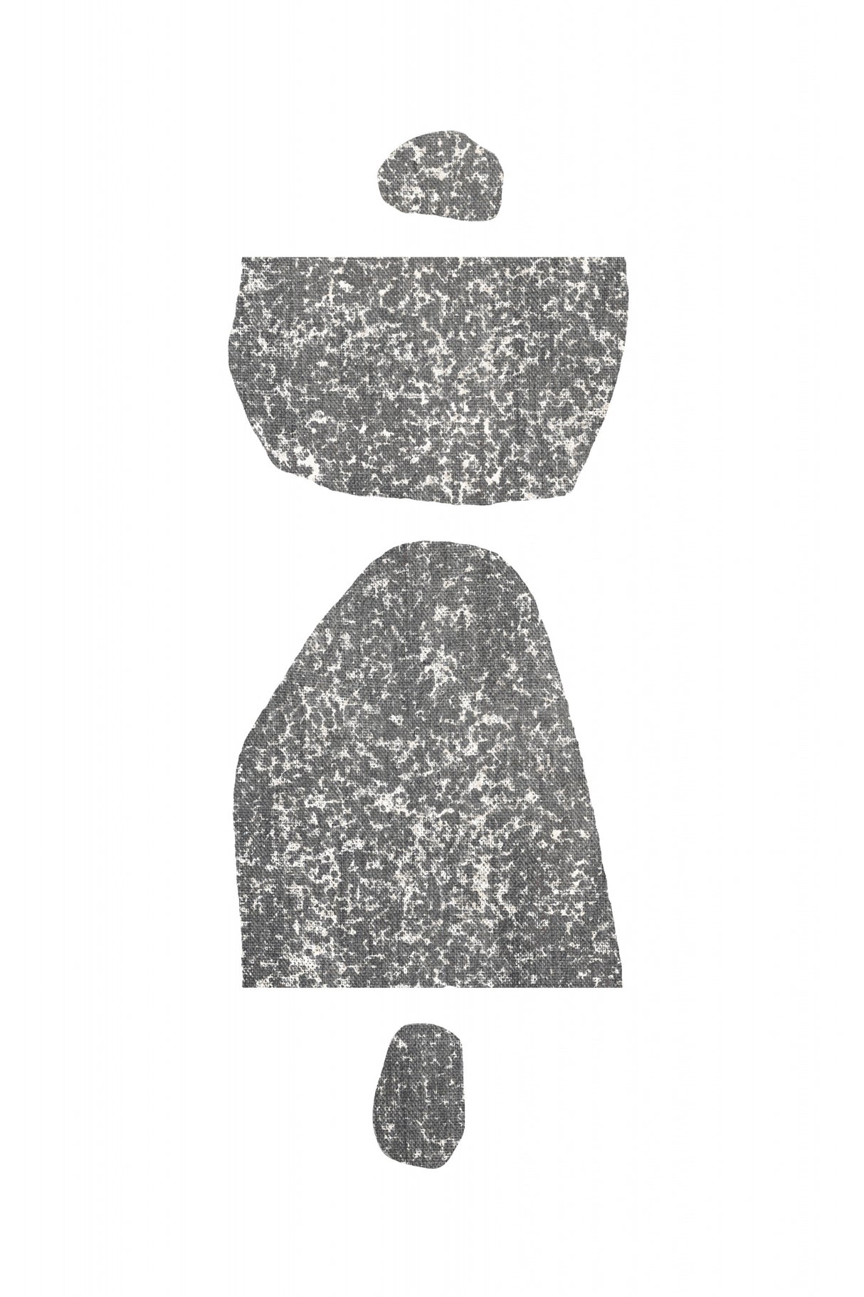 Textured Shapes Poster och Canvastavla