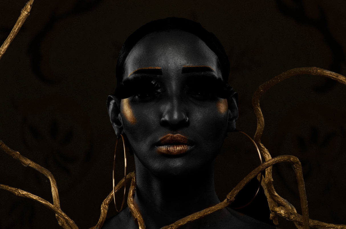 Gold'n'Black I Poster och Canvastavla