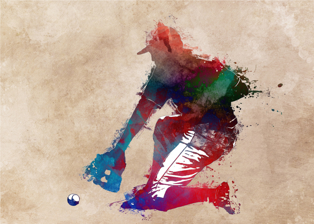 Baseball Sport Art 4 Poster och Canvastavla