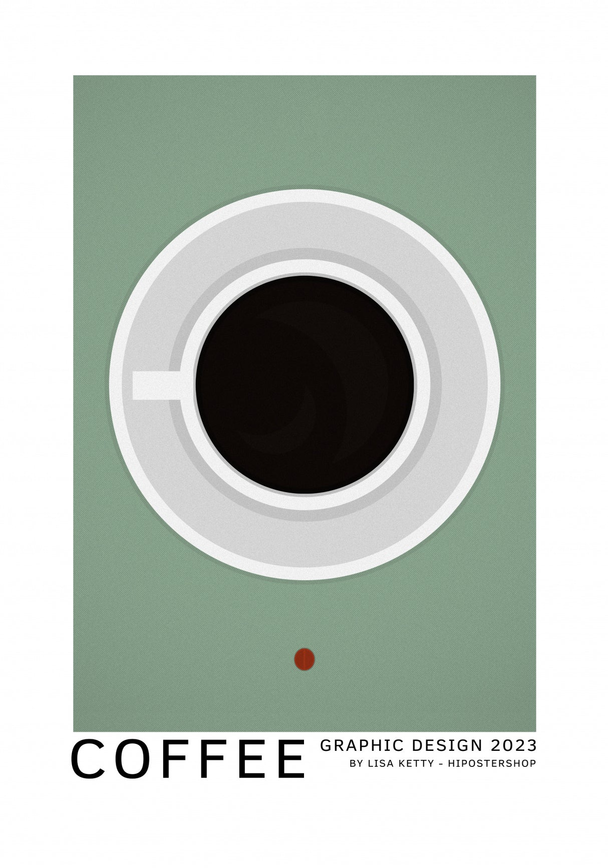 Coffee Crosssection Poster och Canvastavla