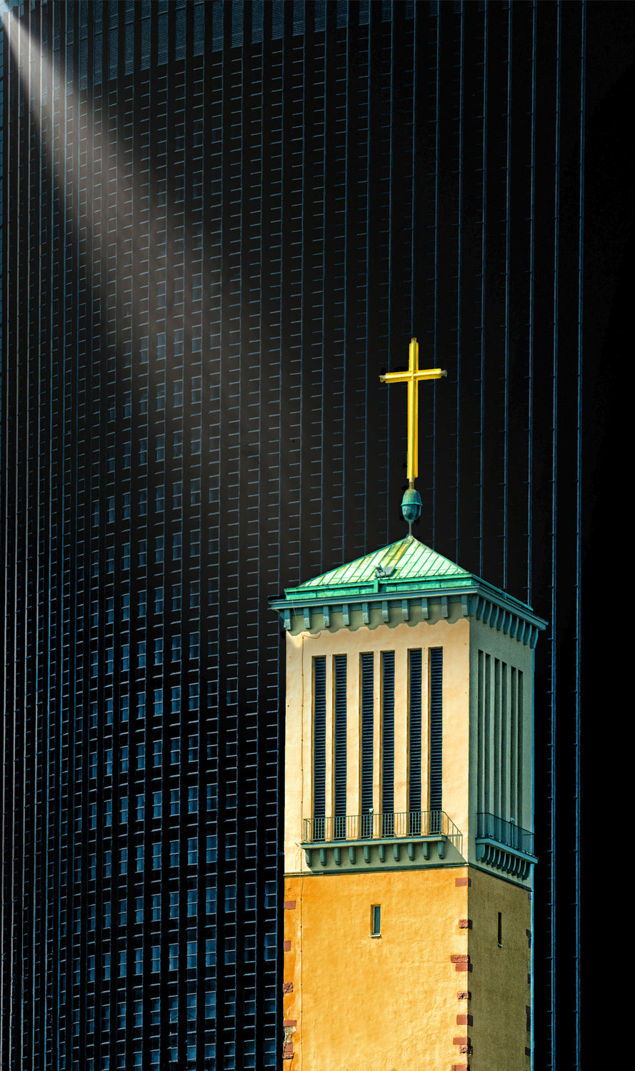 the light beam Poster och Canvastavla