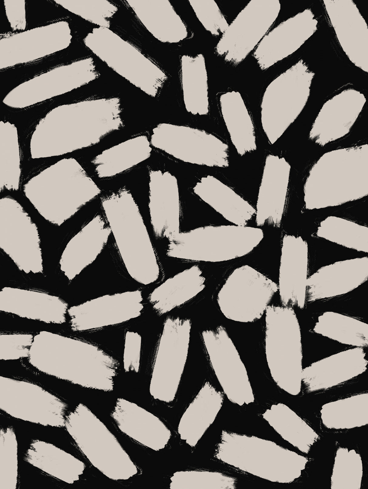 Beige simple Strokes Poster och Canvastavla