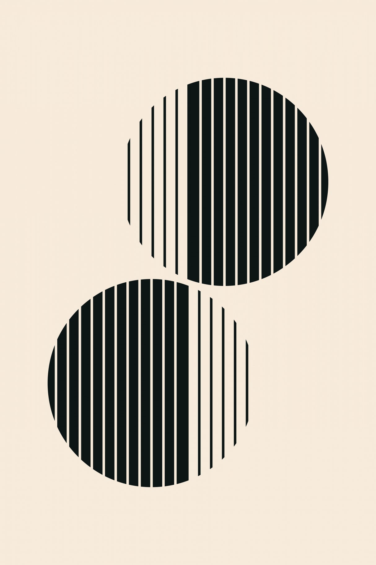 Minimal Circle Vibes #2 Poster och Canvastavla