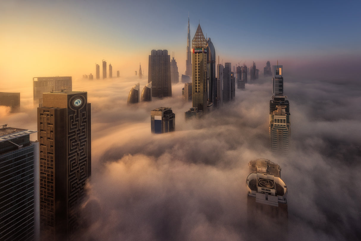 Cloud City Poster och Canvastavla