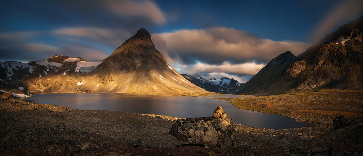 Kyrkja Panorama Poster och Canvastavla