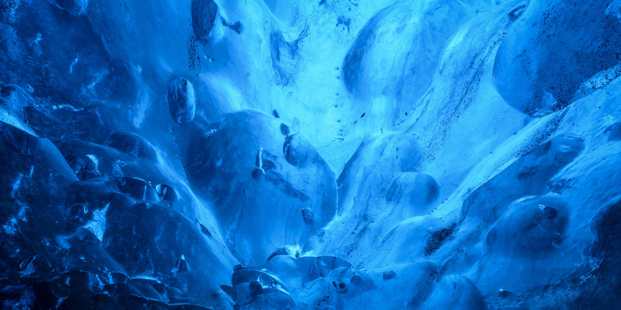 Abstract Ice Cave Poster och Canvastavla